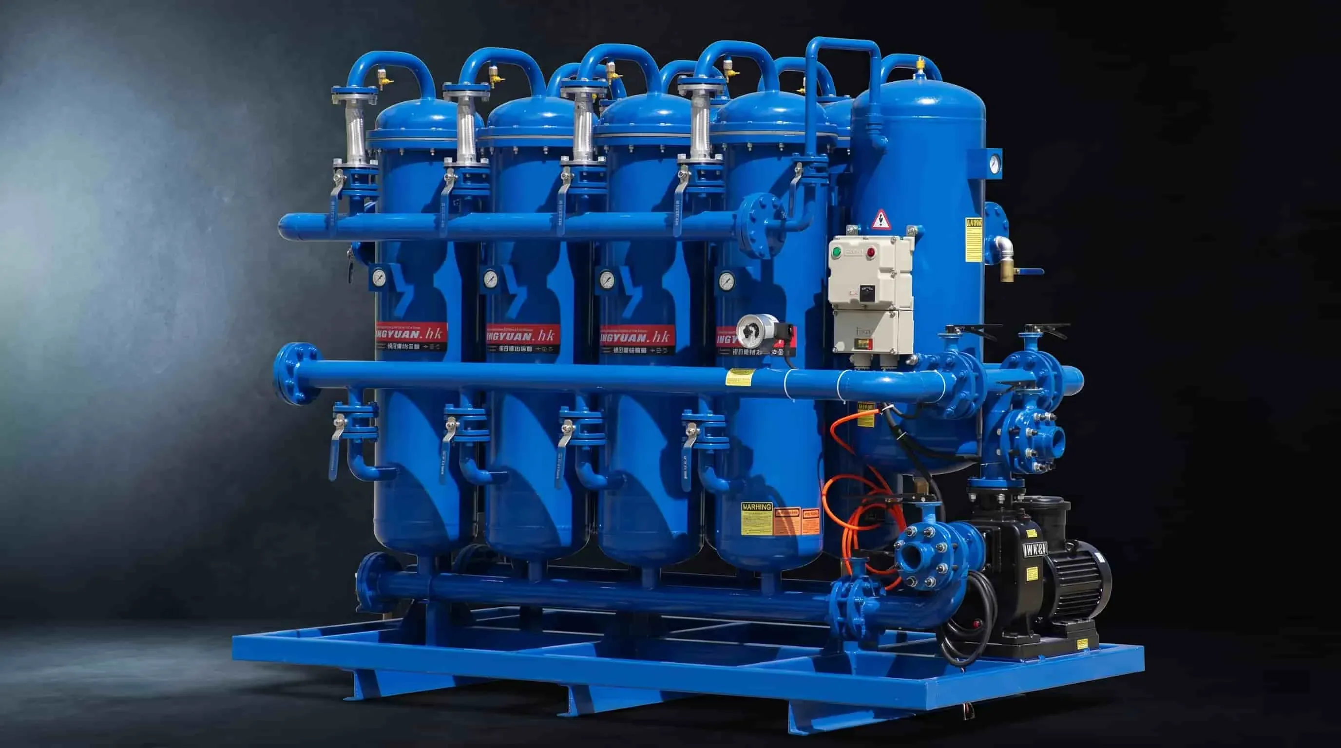 JY-DX40 40 m³/h skid-mounted diesel filtration system